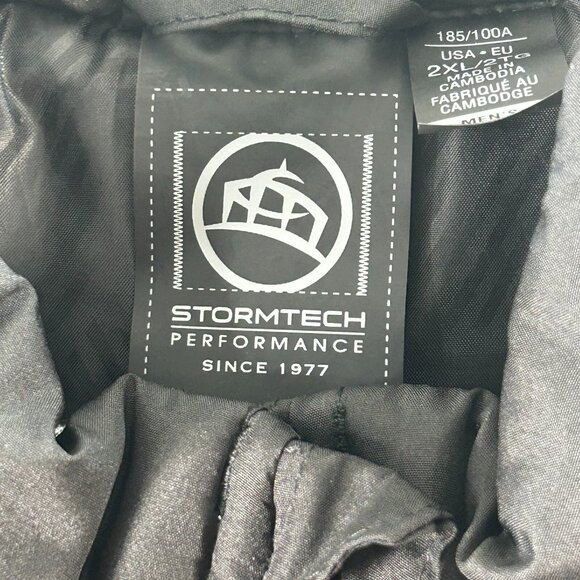 Stormtech Performance Thermal Vest Puffer  Men's  2XL/ 2TG Black Zipper W Logo - Picture 4 of 14